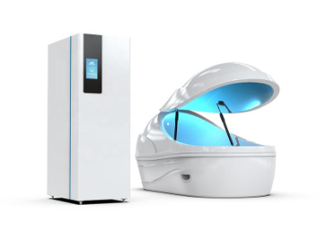 A sensory deprivation tank cuts a person off from as many sensory inputs as possible.