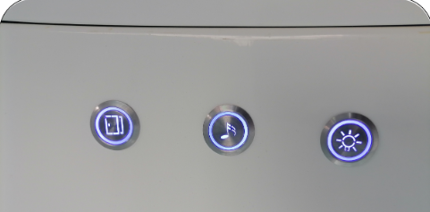Intuitive control buttons inside a float pod for user-friendly operation