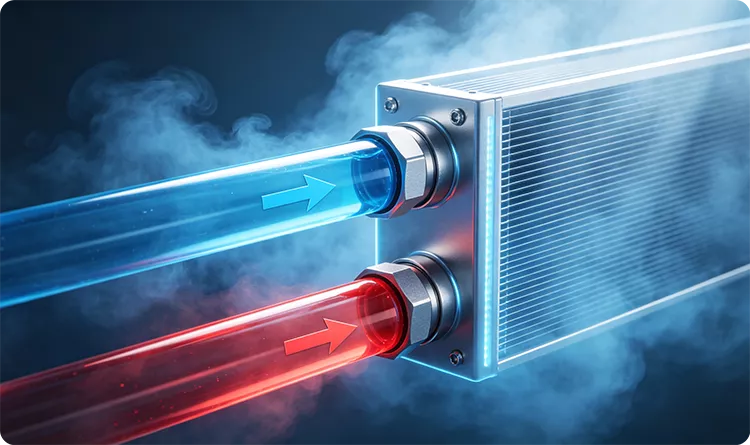 water cooling for cryo chamber